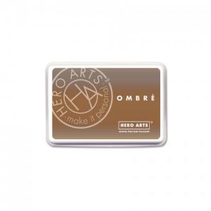 Hero Arts Ink Pad sand to chocolate brown