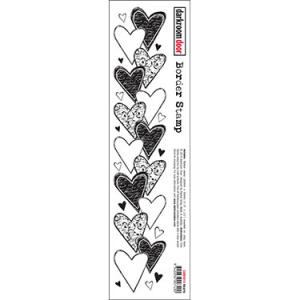 Darkroom door Border Stamp -Hearts