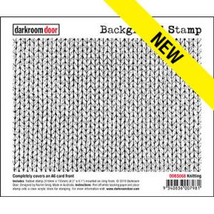 Darkroom door Back ground Stamp- Knitting
