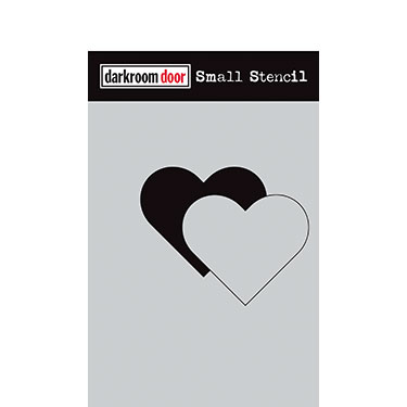 Darkroom door Small Stencil - Heart Set