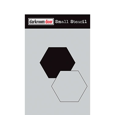 Darkroom door Small stencil -Hexagon Set