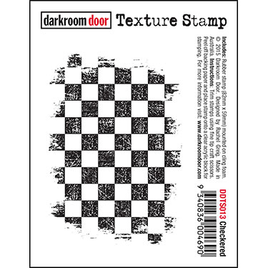 Darkroom door Texture Stamp-Checkered