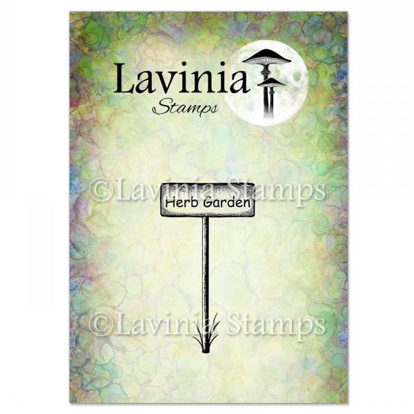 Lavinia Herb Garden Sign Stamp