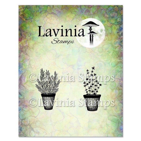 Lavinia Rosemary & Thyme Pots Stamp