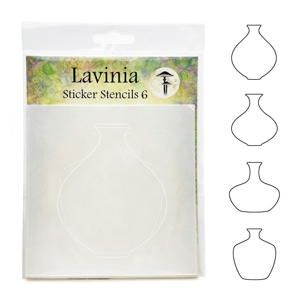 Lavinia Sticker Stencils 6-Bottle Collection