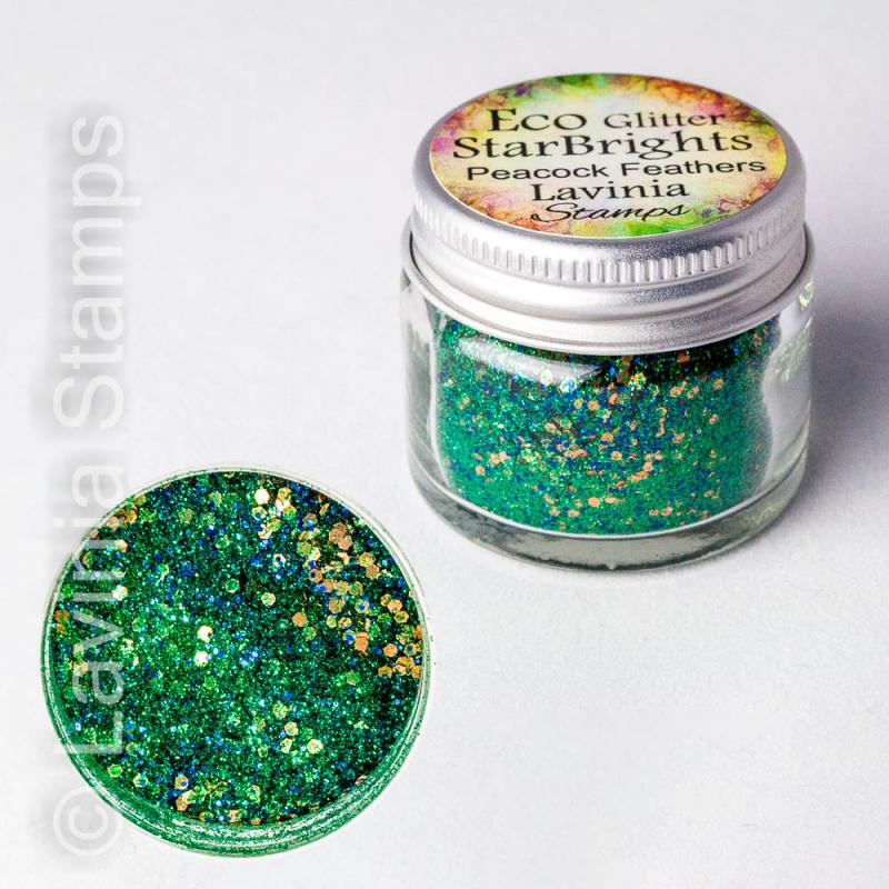 Lavinia StarBrights Eco Glitter – Peacock Feathers