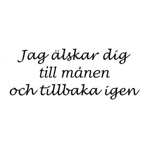 Älskar dig till månen