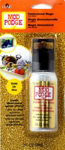 Dimensional Magic-golden glitter