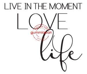 Live in the moment LOVE life