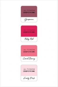 Dye Ink- Red Cosmos Mini Cube Set