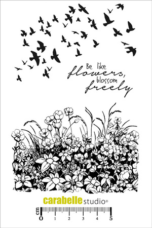 Art Stamp-Be as flowers