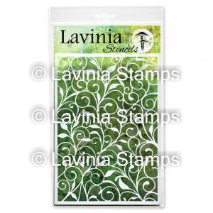 Lavinia Stencil Leaf Trails