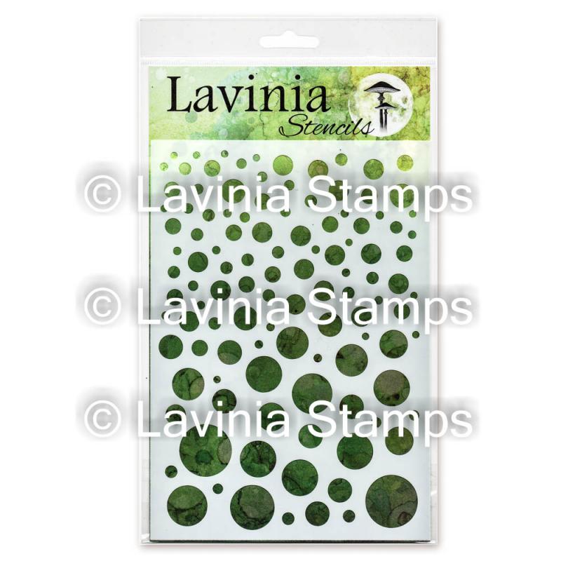 Lavinia Stencil White Orbs