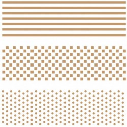 Stencil-Large-Stripes, Dots, Squares