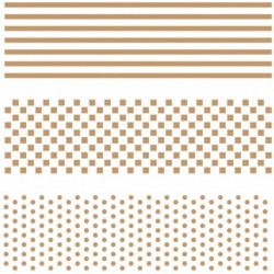 Stencil-Large-Stripes, Dots, Squares