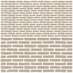 Stencil-Mini-Brick Wall