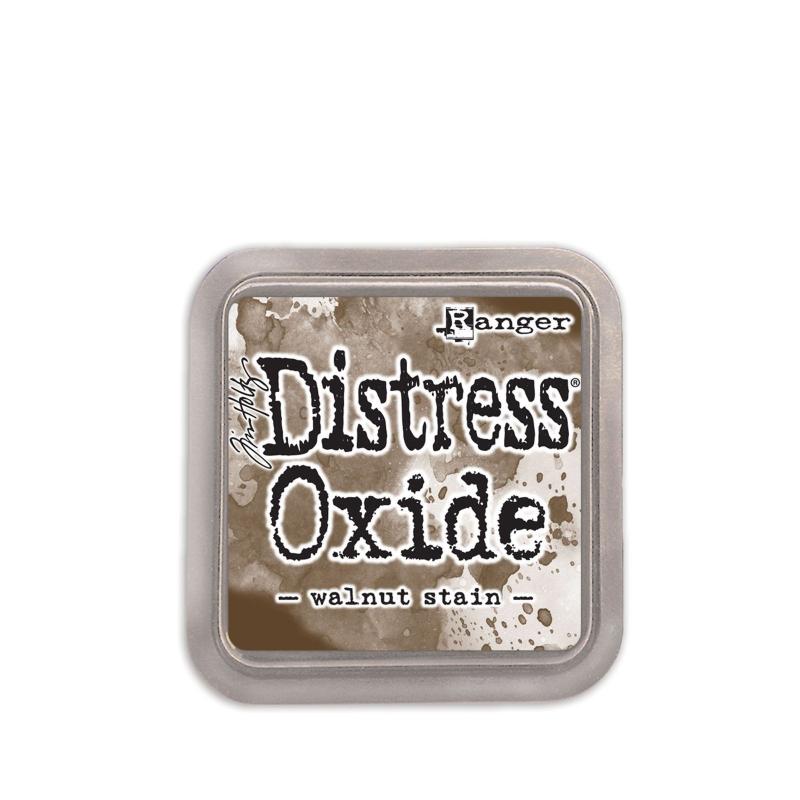 Distress Oxide walnut stain