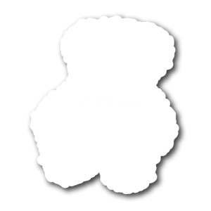 Utstansat Teddybeer 1