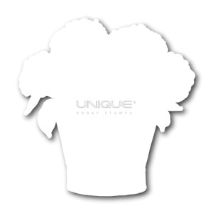 Utstansat Hortensia in pot