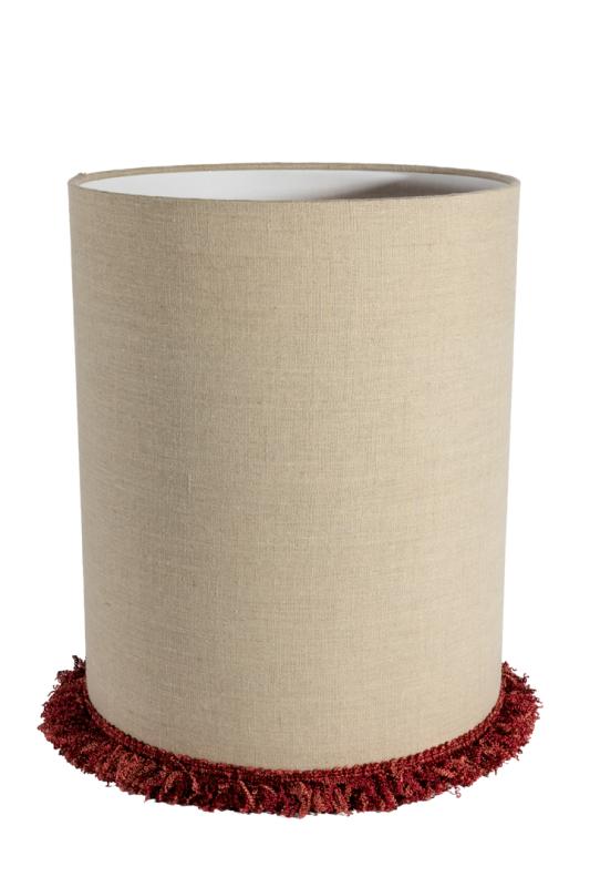 Alde & Lind - Cylinder Lampskärm D29 Vinröd