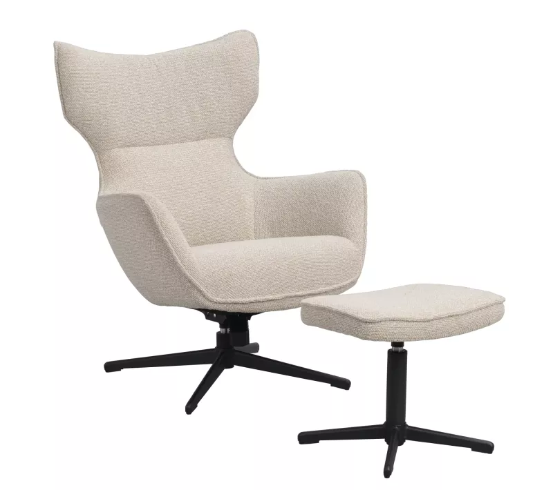 Rowico - Jenkins Fåtölj inkl. Pall