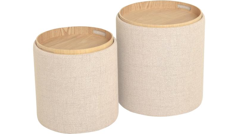 NFG - Maiko Sittpuff/Sidobord (2-Pack)