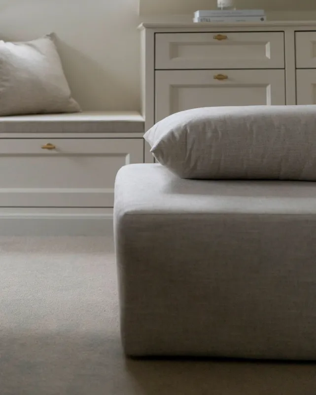Carpe Diem Beds - Kobbe fotpall fyrkantig