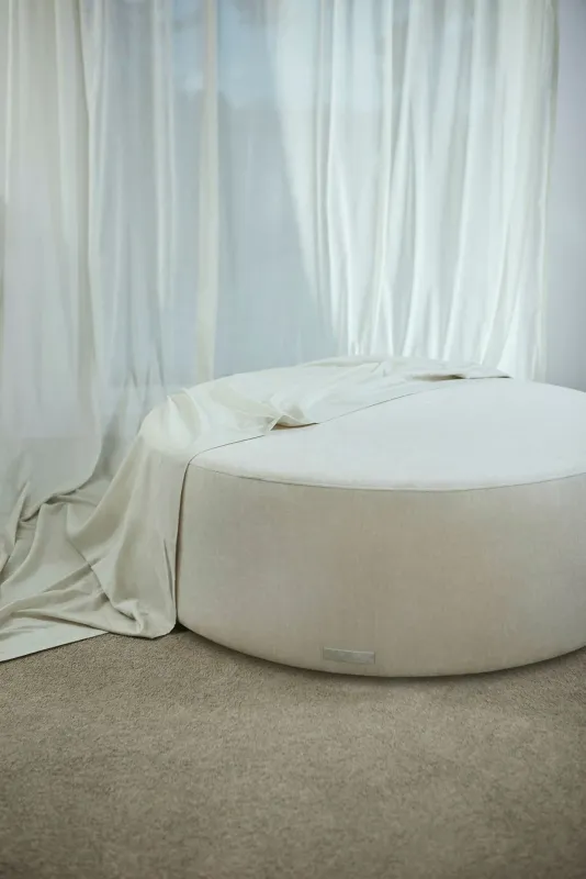 Carpe Diem Beds - Kobbe fotpall rund