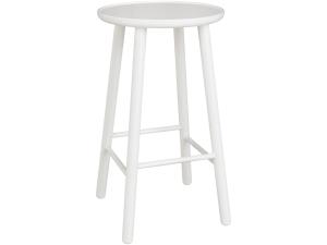 Hans K - ZigZag Barpall 63cm Vitlack