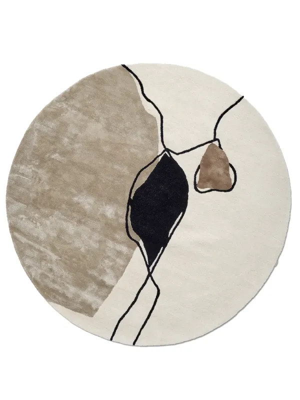 Classic Collection - Matta Abstract Rund