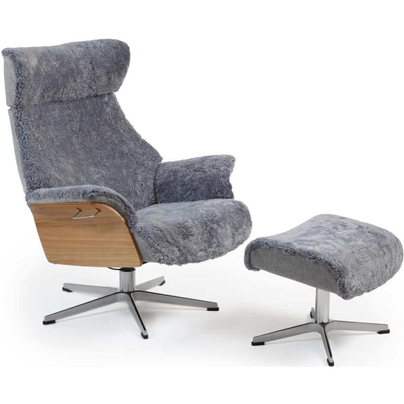 Conform - Air Fåtölj inkl. Pall (Fårskinn)