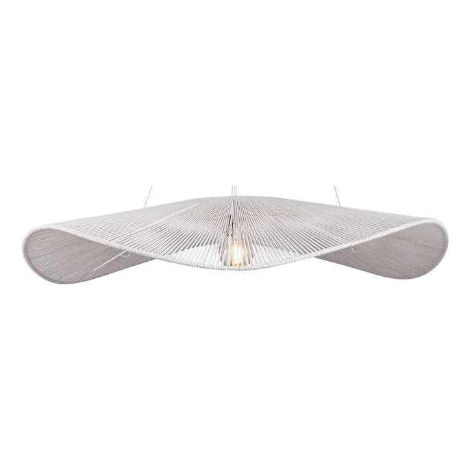 Alde & Lind - Monstera D115 Bomull Cream Taklampa