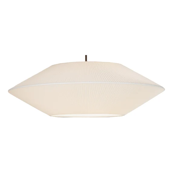 Alde & Lind - Pollux Plisserad Off-White Taklampskärm