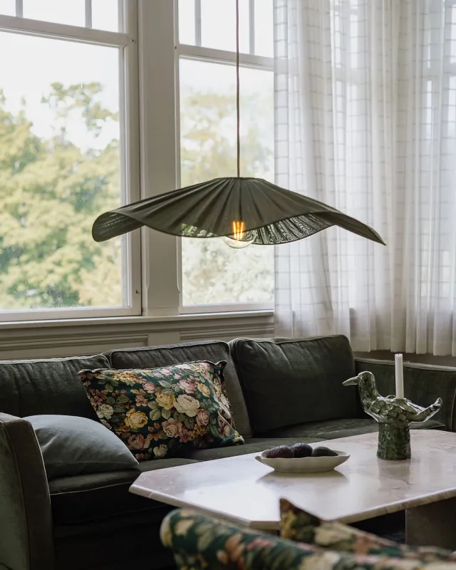 Alde & Lind - Monstera Nivi Taklampskärm D78