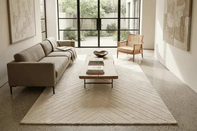 Carpet Decor - Arrow Beige