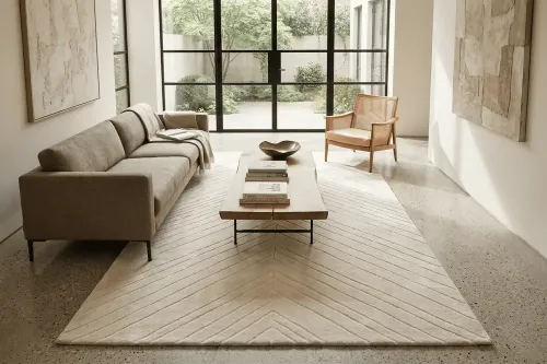 Carpet Decor - Arrow Beige