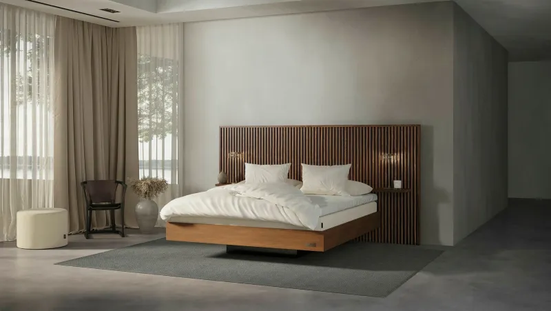 Carpe Diem Beds - Hällsö Valnöt med Stora Harpö