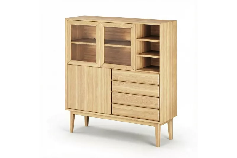 Casö - Broholm Highboard Oljad Ek Slät
