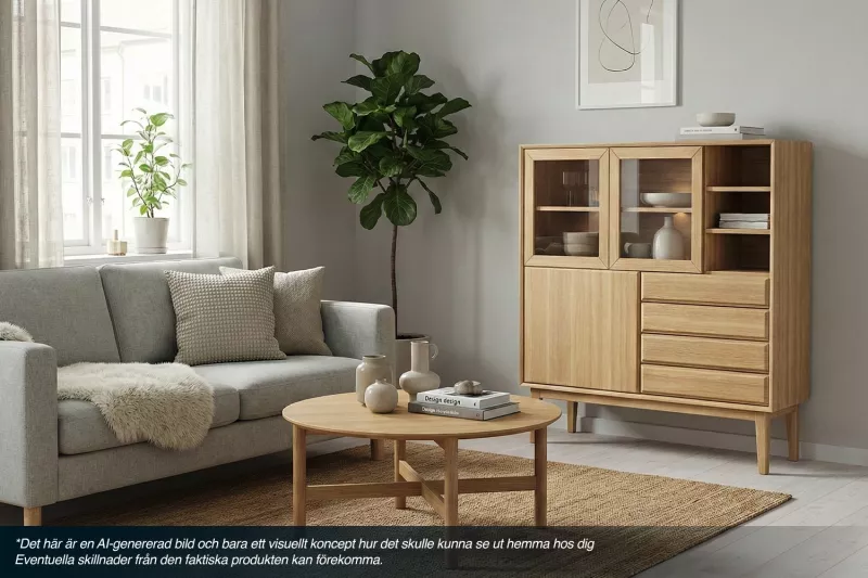 Casö - Broholm Highboard Oljad Ek Slät