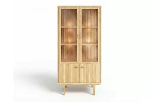 Casö - Vitrinskåp 420 Med Belysning