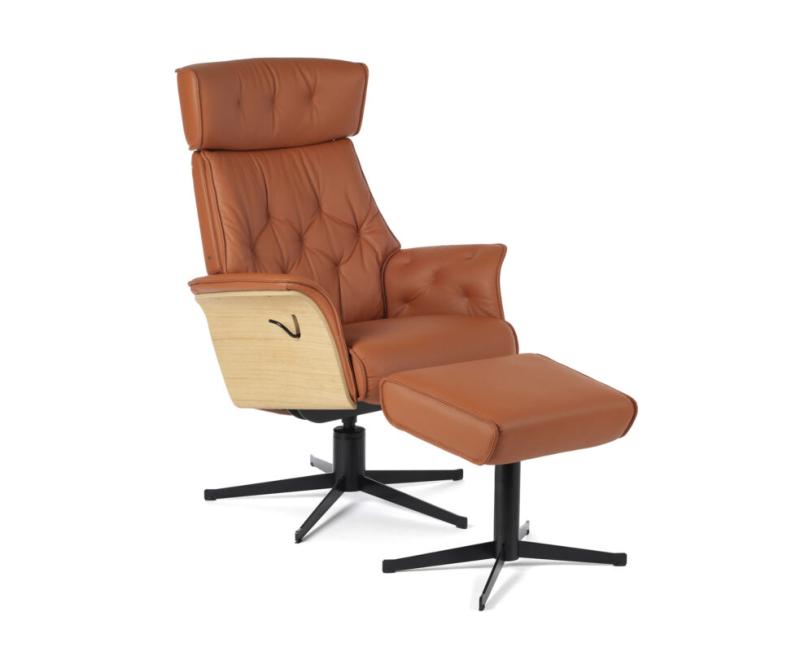 BD - Christal Fåtölj + Pall - Demoexemplar