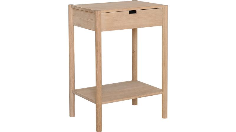 NFG - Cirkus Sängbord Vitpigmenterad Ek