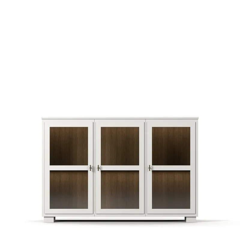 Englesson - Camden Skänk 3 Dörrar Hög – glasdörrar, belysning, 161×108 cm