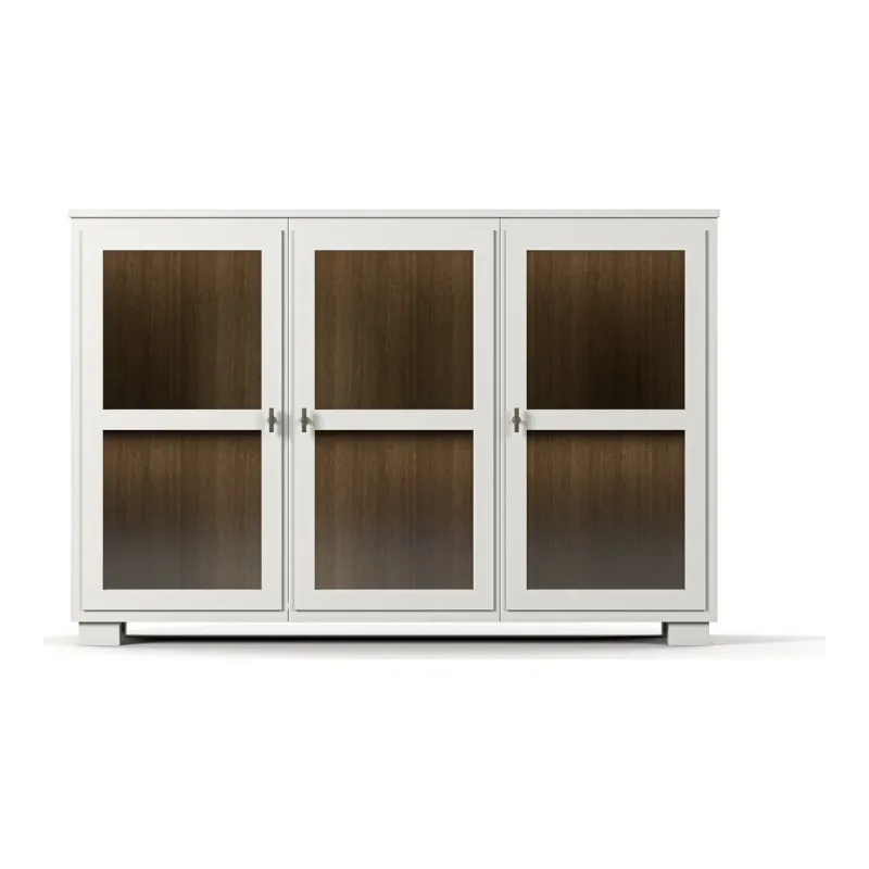 Englesson - Camden Skänk 3 Dörrar Hög – glasdörrar, belysning, 161×108 cm