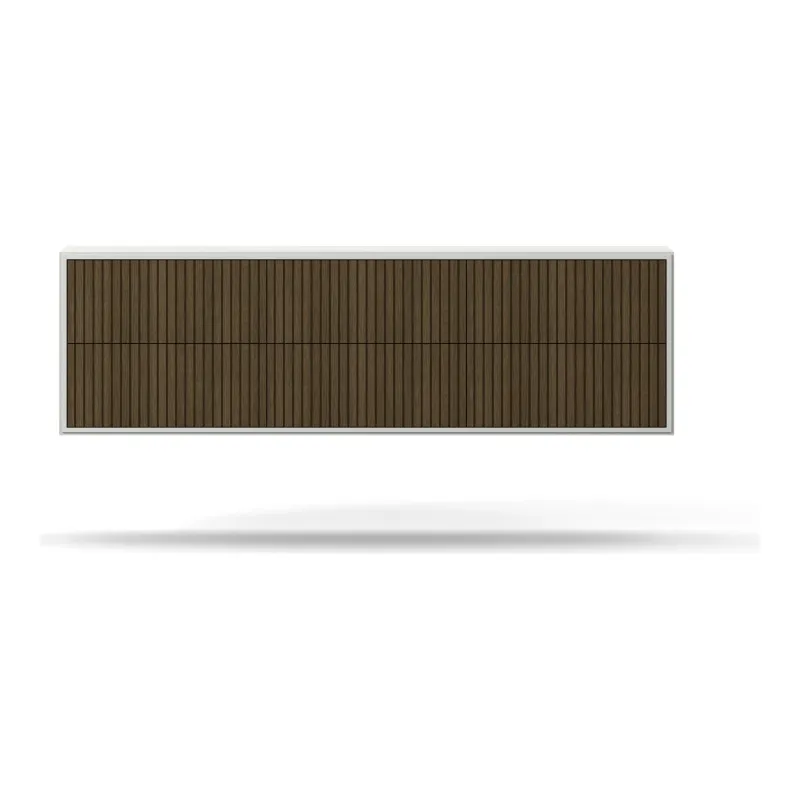 Englesson - Line Burned Walnut Byrå 6 Lådor Vägghängd