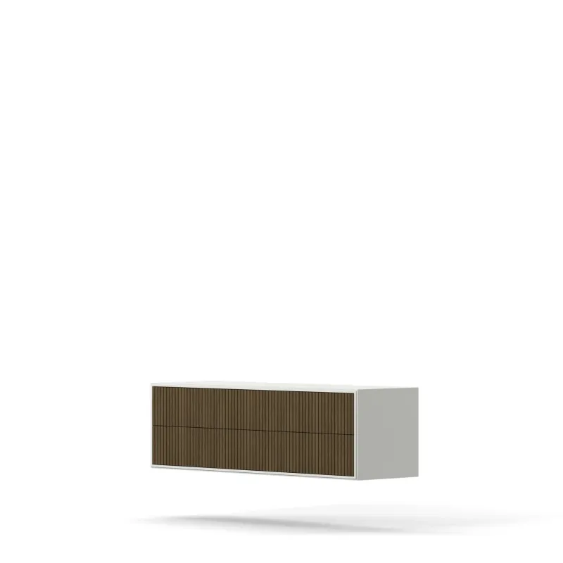 Englesson - Line Burned Walnut Byrå 6 Lådor Vägghängd