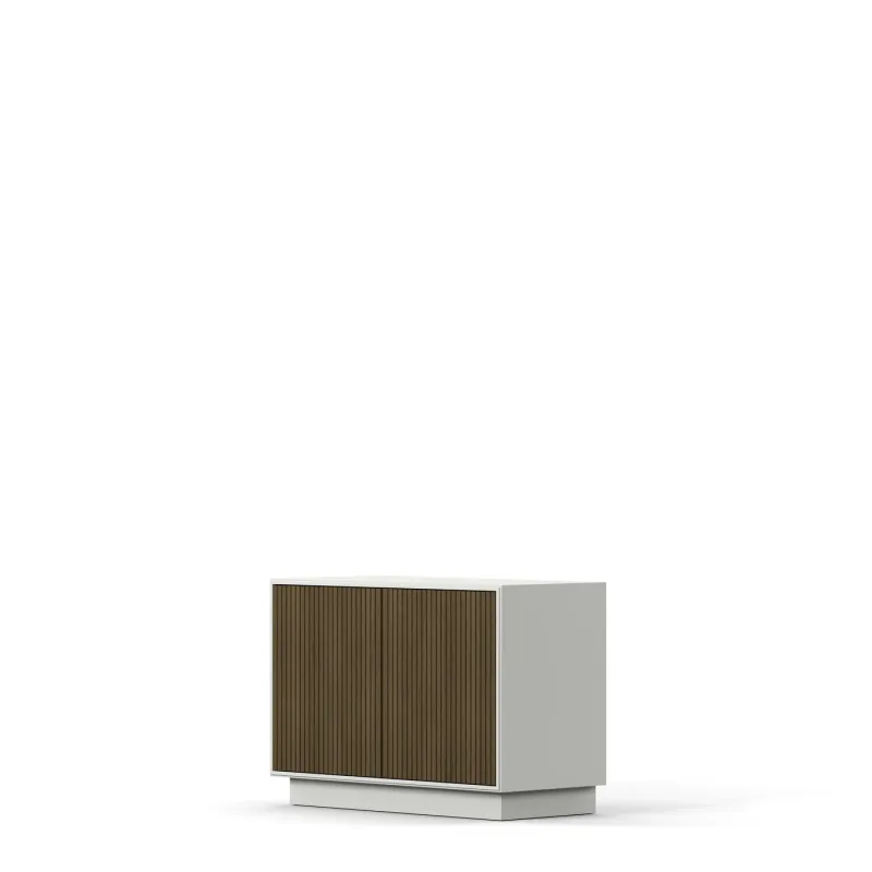 Englesson - Line Burned Walnut Skänk 2 Dörrar – betsad ek, 92×64 cm