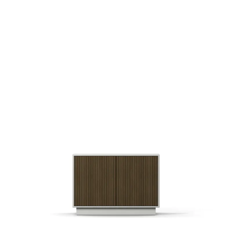 Englesson - Line Burned Walnut Skänk 2 Dörrar – betsad ek, 92×64 cm