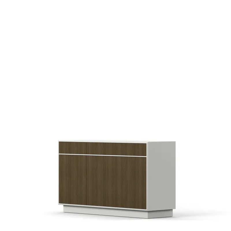Englesson - Line Burned Walnut Skänk 3 Dörrar Hög – 135×78 cm