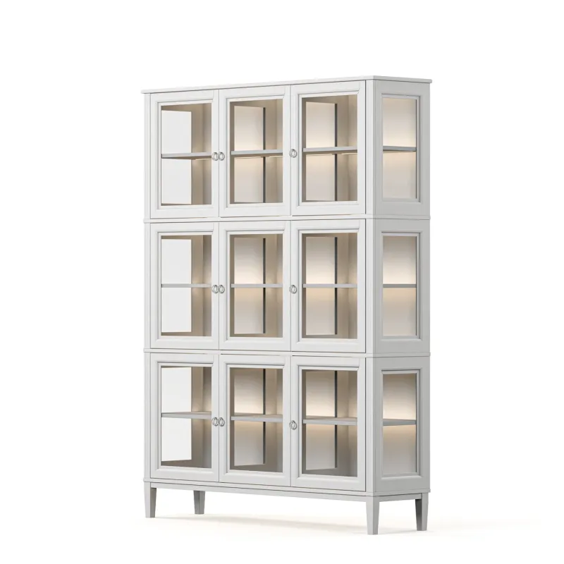 Englesson - Stockholm 2.0 Vitrinskåp med Belysning – 141×134 cm (B)